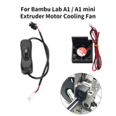 For Bambu Lab A1 / A1 mini Extruder Motor 4010 Cooling Fan DC 24V Fast Cooling Fan With Independence Switch for Bambu lab